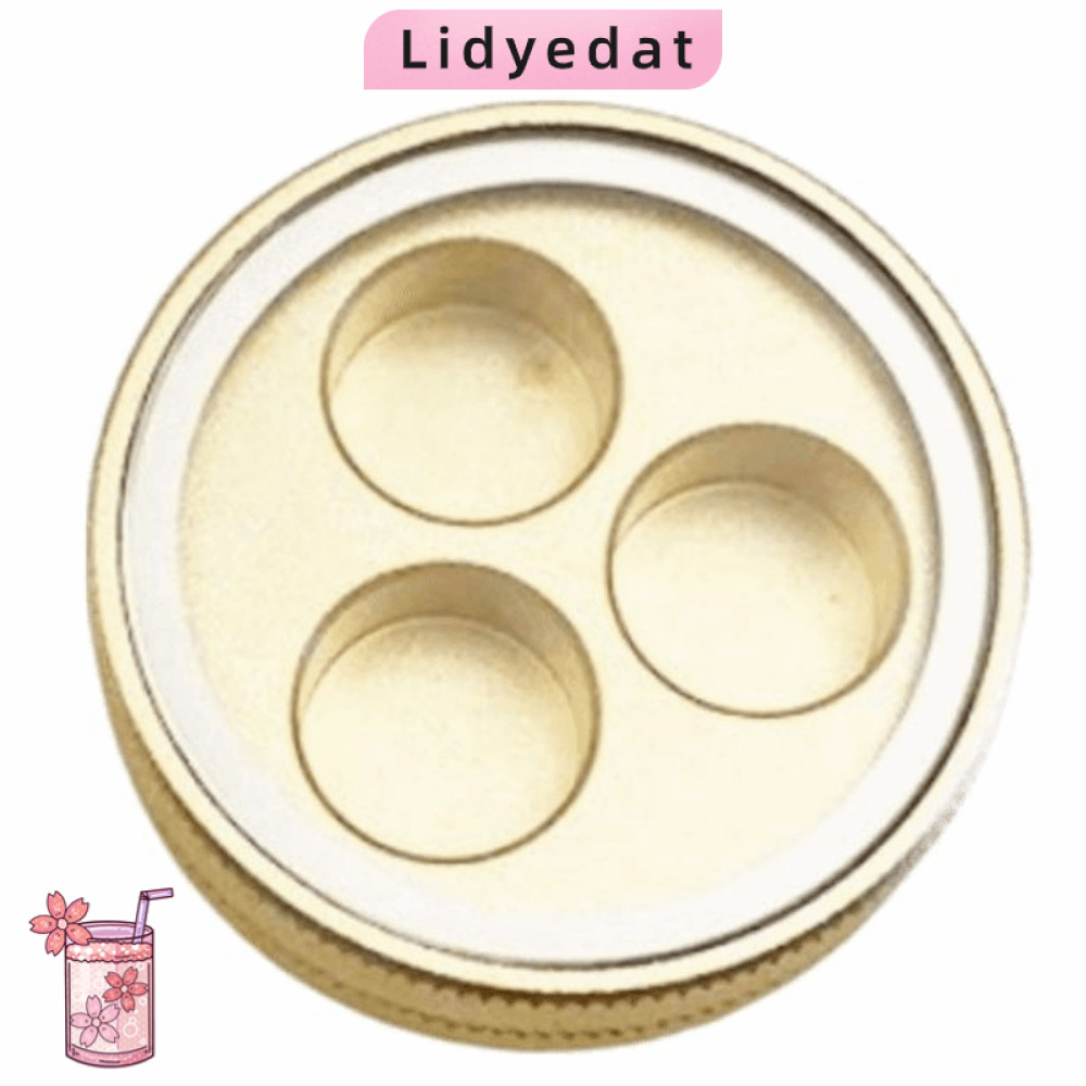 LIDYEDAT165 Cue Tip Storage Box, Knob Closed 3 Hole Design Pool Cue Tips Container, Compact Black Po