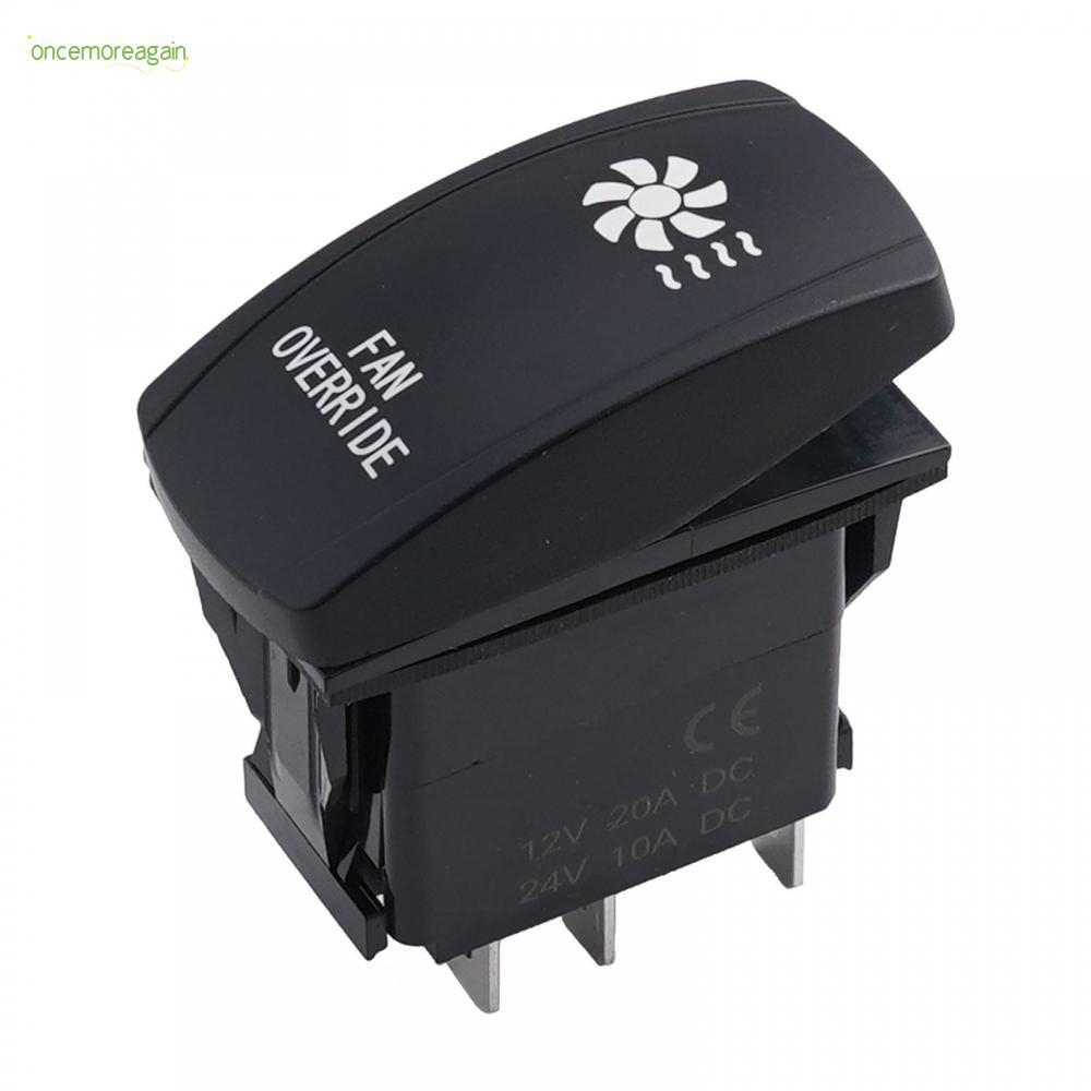 สวิตช์โยก 544302 Car Auto IP66 Red LED Rocker Switch Control 12V 20A