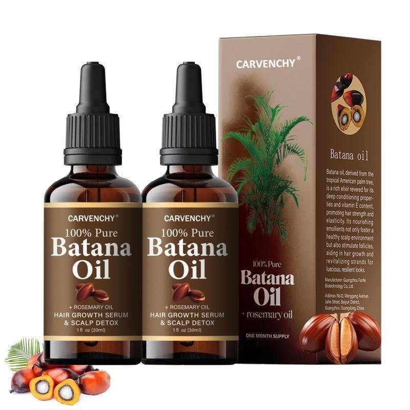 Batana Oil ผมแข็งแรงและมีสุขภาพดี ทําให้ผมยาวขึ้นThickerEnhanced Volume,Organic Batana Oil with Rose