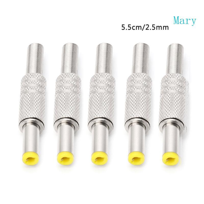 Mary สําหรับ Media Player MP3 MP4 Player หมายเหตุหนังสือ 5 5x2 5 มม.DC Power Jack ปลั๊กชาย