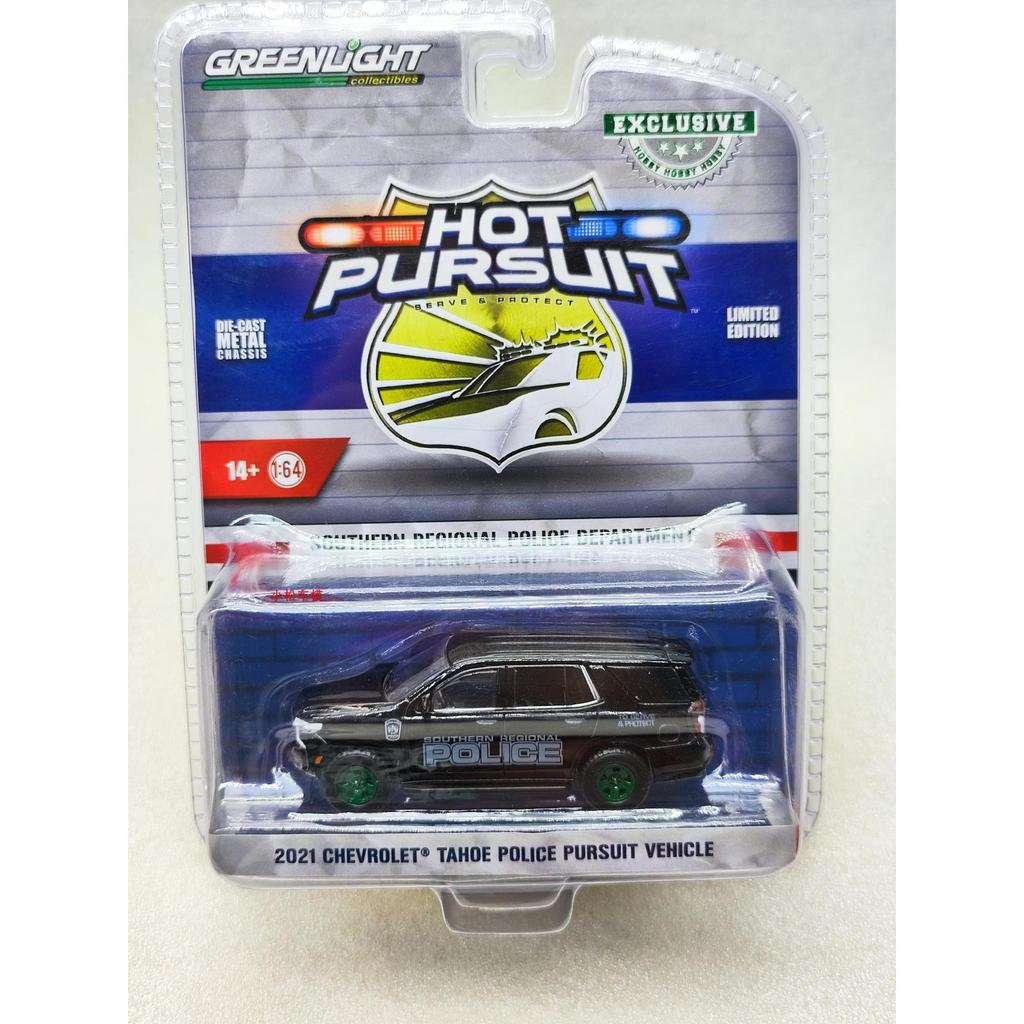แสงสีเขียว 1: 64 2021 Chevrolet Tahoe Tahoe Tahoe PPV-Pennsylvania State Department เครื่องสีเขียว