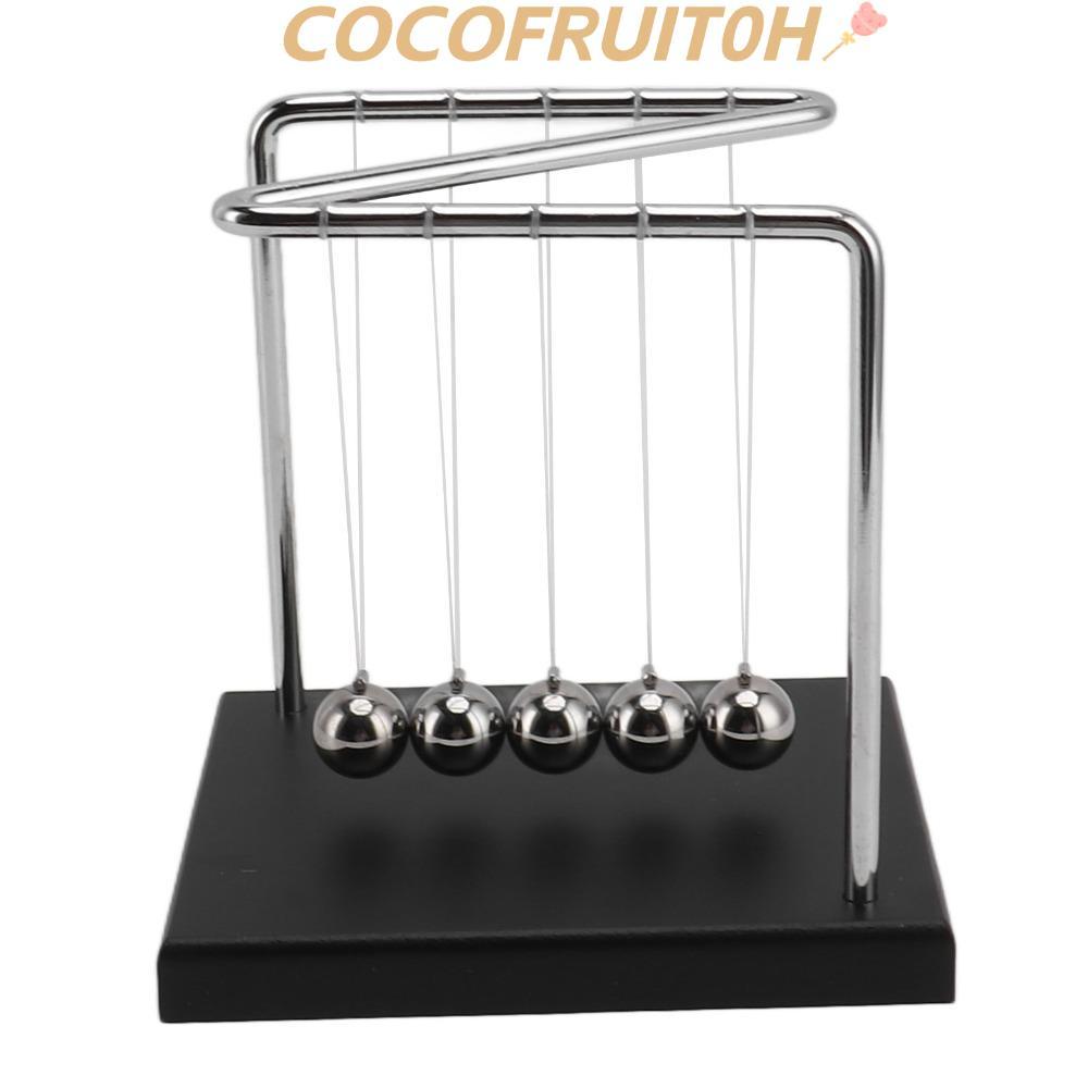 COCOFRUIT0H Balance Pendulum Ball, 5.51x4.65x5.91in สแตนเลสเดสก์ท็อป Balance Ball, Energy Conservati
