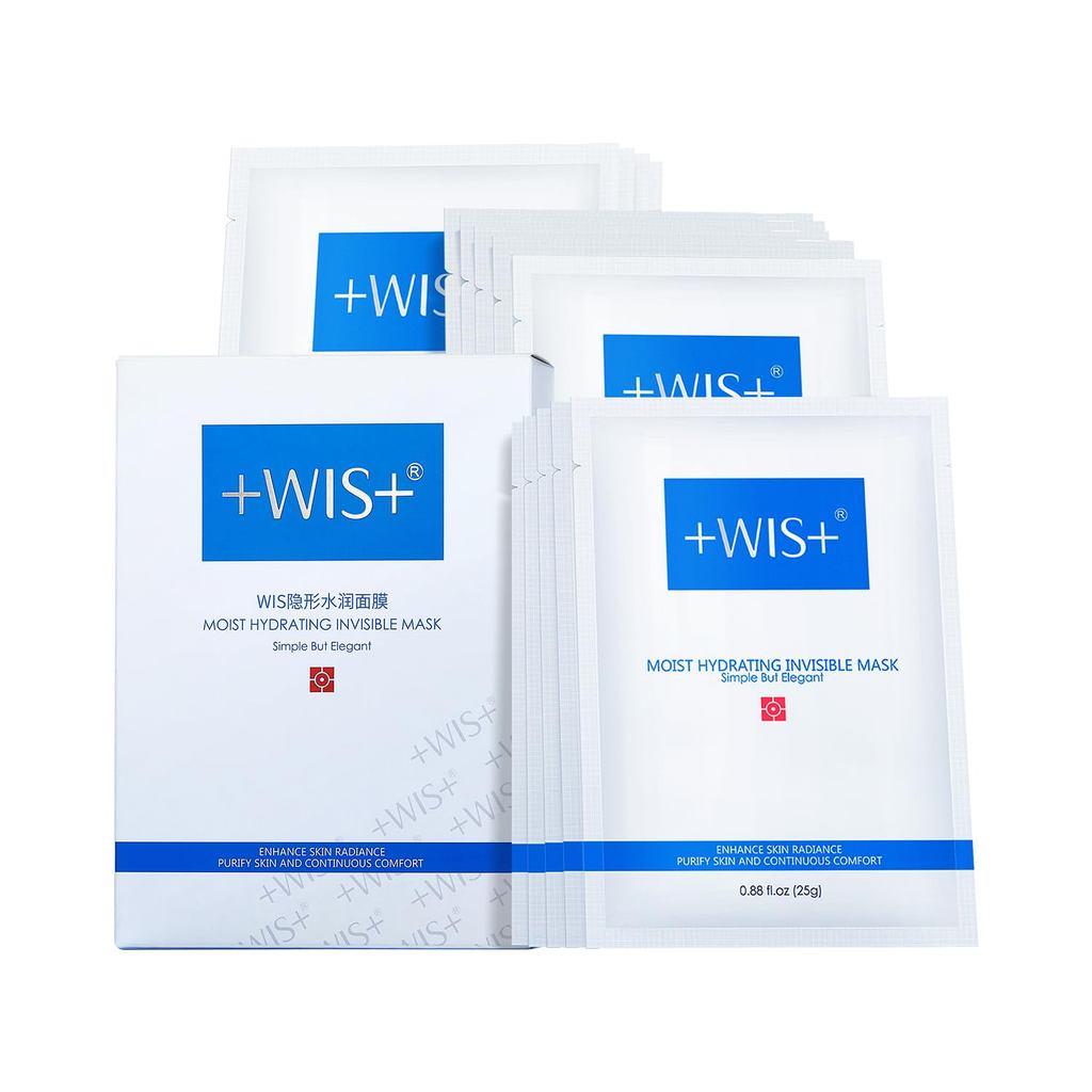 +WIS+ มาส์กหน้าธรรมชาติให้ความชุ่มชื้นเข้มข้น 24 EA | ไฮยาลูโรนิค แอซิด แอนด์ คอลลาเจน | เทนด์สกิน ผ