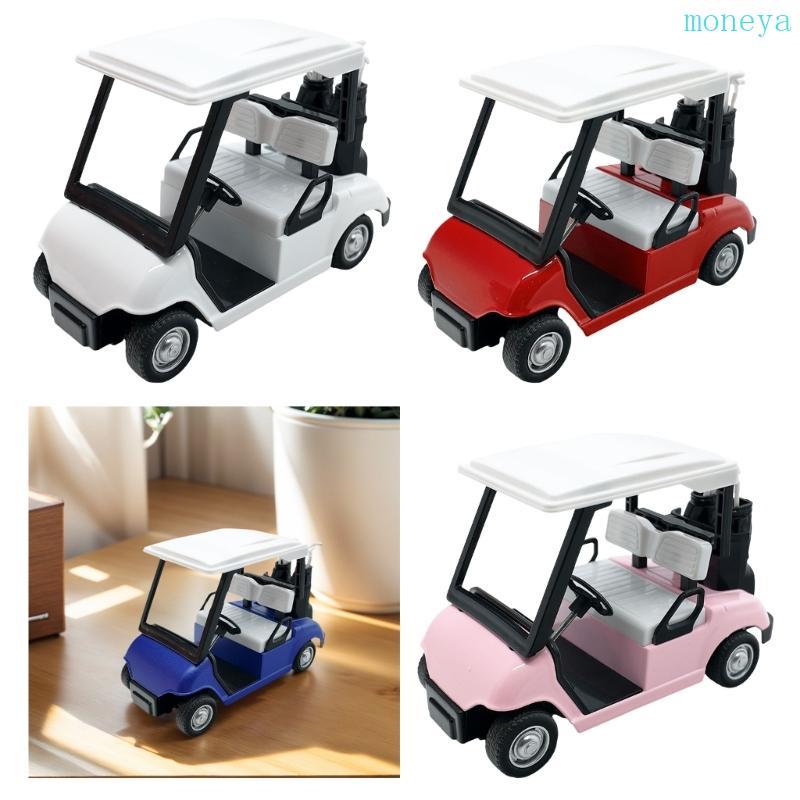 Mya Elegant Metal Golf Vehicle Miniature ตกแต่ง 1 20 Scale รถกอล์ฟสําหรับงานปาร์ตี้ธีมและเดสก์ท็อปจั