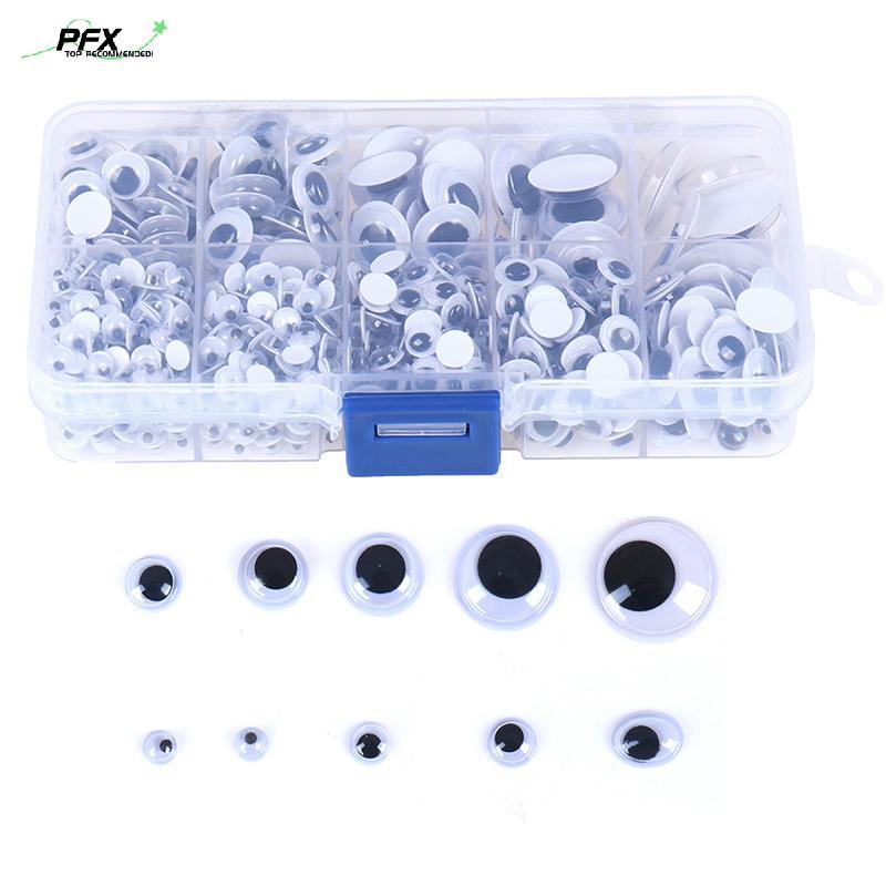 PFX Self-กาวผสมEyesสําหรับของเล่นตุ๊กตาGogly wiggly Eyes DIYอุปกรณ์เสริมDDC