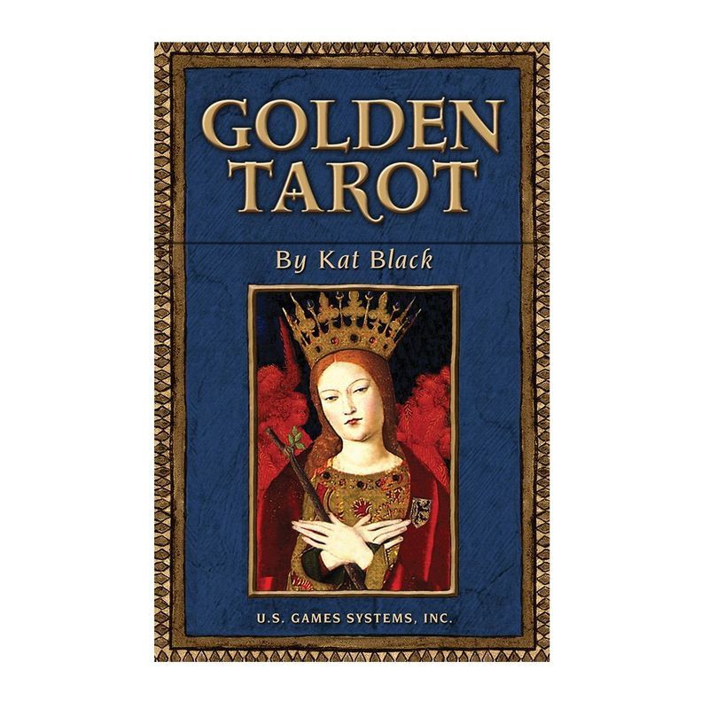 [คลังสินค้าพร้อม] Original Golden Tarot Golden Tarot ขอบชุบทอง