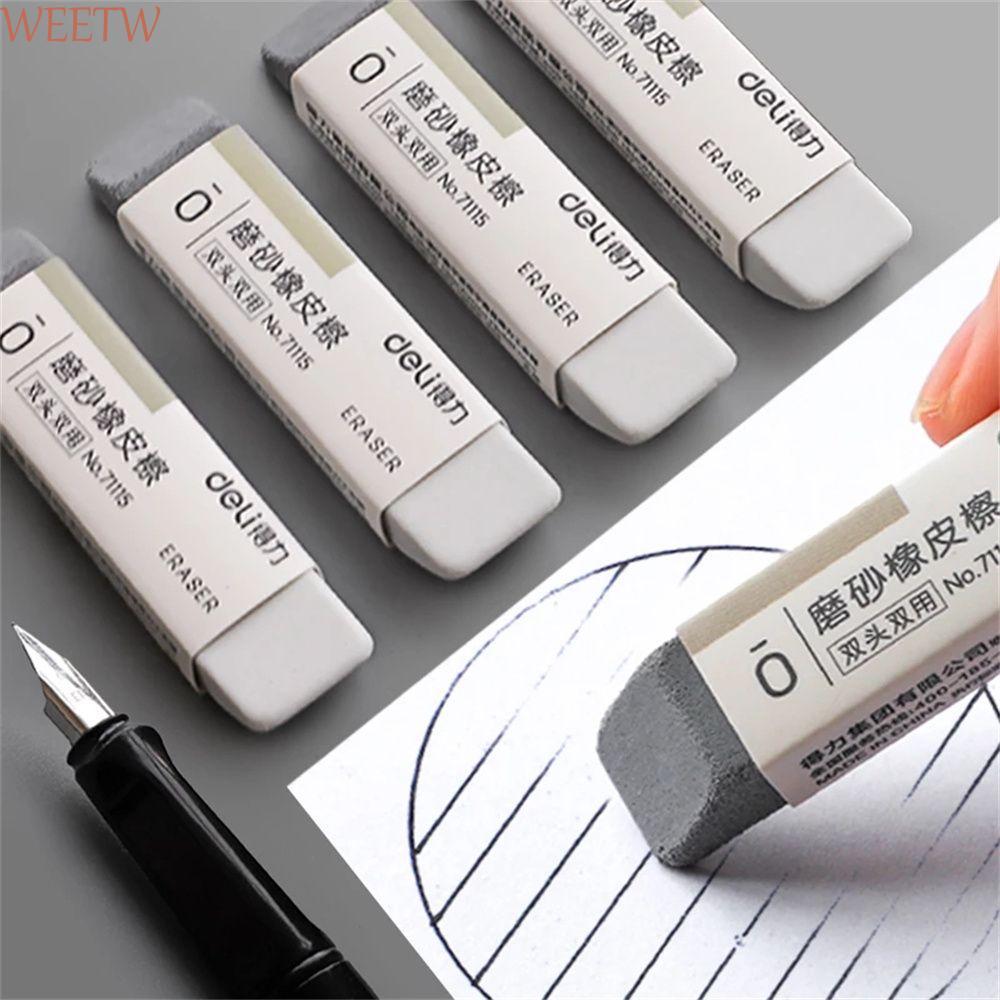 WEEKW Sand Eraser Correction Supplies School Students Gel Pen Office Frosted Eraser