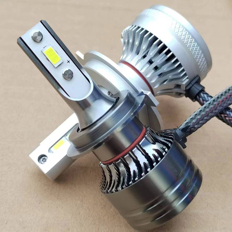 H1/H7/H4 LED Bulb 12/24V ใช้กับรถยนต์ สว่าง