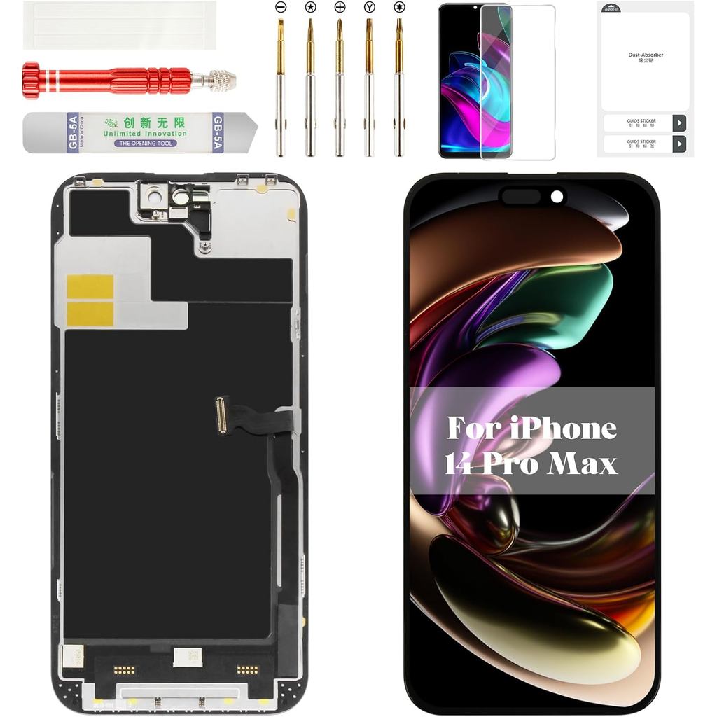 TFT สําหรับ iPhone 14 PRO MAX หน้าจอสําหรับ iPhone 14 PRO MAX LCD Digitizer ชุดเปลี่ยนหน้าจอสําหรับ 