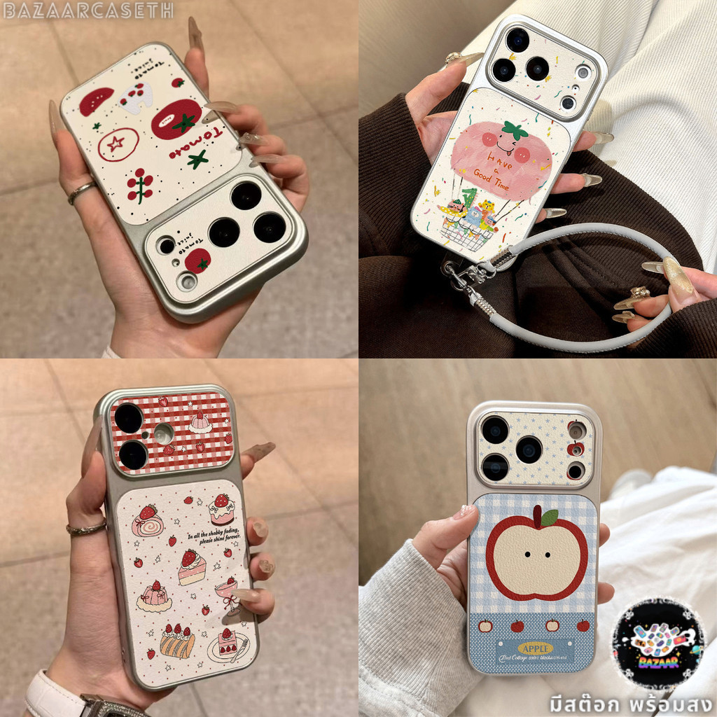 เคสสำหรับหัวเว่ย ส่งในพื้นที่ ขนมผลไม้หวานๆ เคสนิ่มสีเงินลุคซีรีส์17 For Huawei Honor200 400PRO X5C 