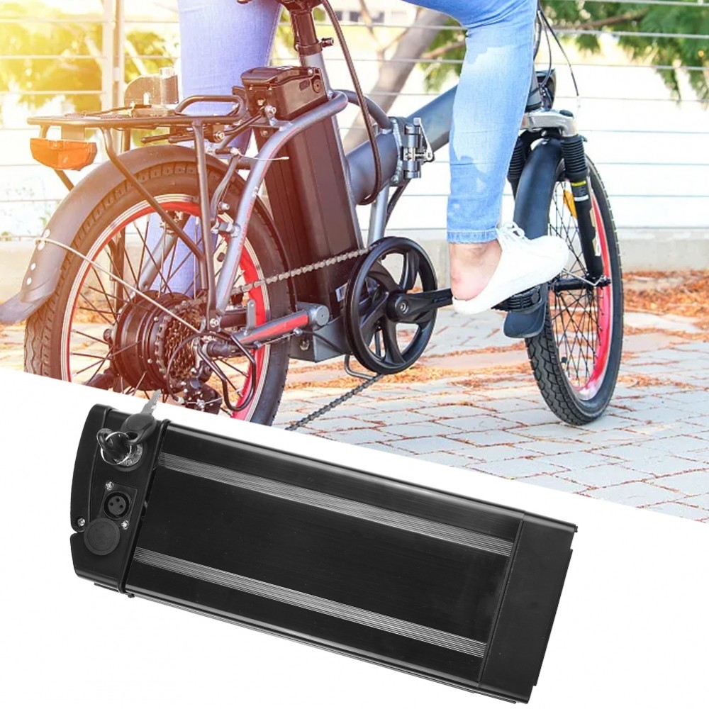 กล่องแบตเตอรี่ 370x135x89mm Ebike อะไหล่ทดแทน E-bike ความจุขนาดใหญ่