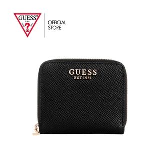 GUESS กระเป๋า รุ่น ZG7459137 LAUREL II SLG SMALL ZIP AROUND ZIP WALLET สีดำ