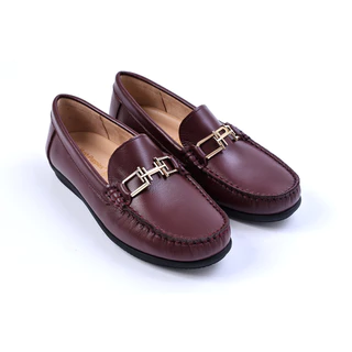 Hush Puppies รองเท้าผู้หญิง รุ่น HP 8WCFB2015H - สีม่วง (รองเท้าลำลองหนังแท้ แบบสวม)