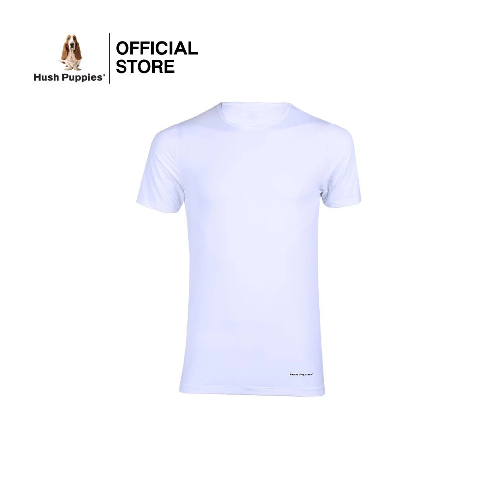 Hush Puppies เสื้อคอกลม รุ่น COOL PLUS+ HU H5SP001 ทรง TEE - สีขาว