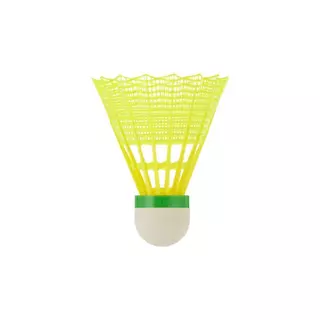 Decathlon Badminton Shuttlecocks ลูกขนไก่พลาสติกขนาดกลางรุ่น Psc 100 แพ็ค 3 ชิ้น - Multi Color