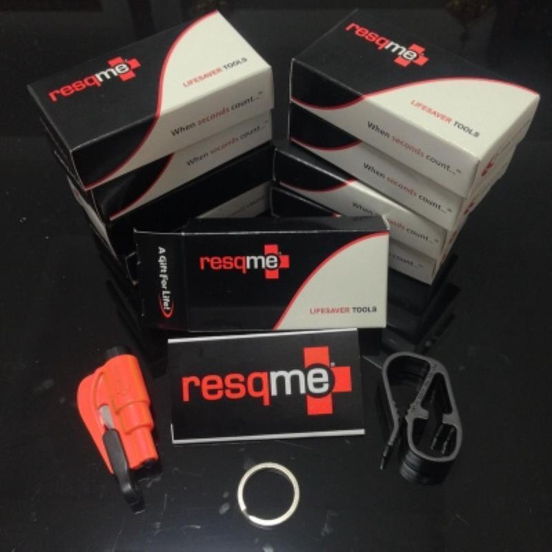 ขายร้อนแนะนํา Original resqme Safety Hammer Escape Hammer นําเข้าอเมริกันรถ Window Breaker พวงกุญแจข
