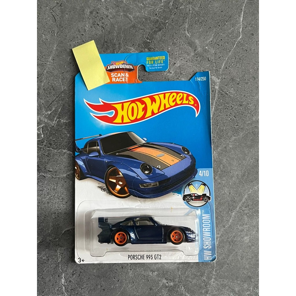 [เด็กกําพร้าสต็อกพร้อม] ล้อร้อน porsche 993 gt2 สุด ๆ สมบัติ porsche 993 gt2 การ์ดกระดาน โลโก้รถครีเ