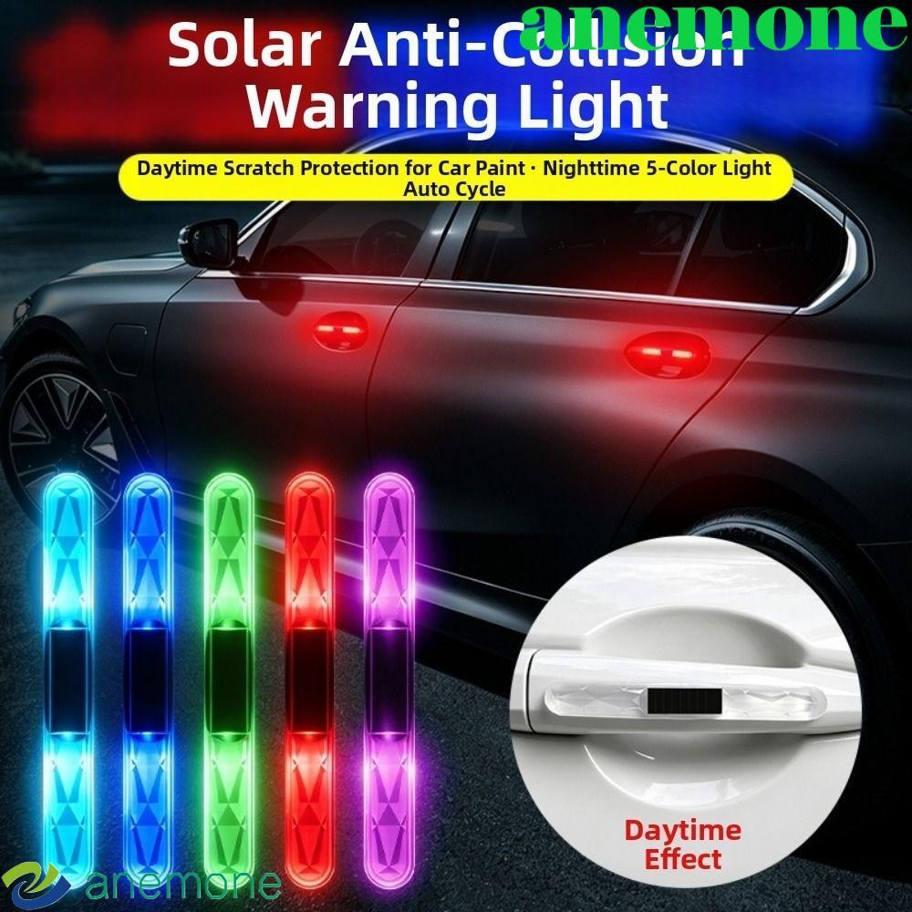 ANEMONE พลังงานแสงอาทิตย์ LED Strobe Flash Light, พลังงานแสงอาทิตย์ที่มีสีสันแบบไดนามิกรถ Anti-colli