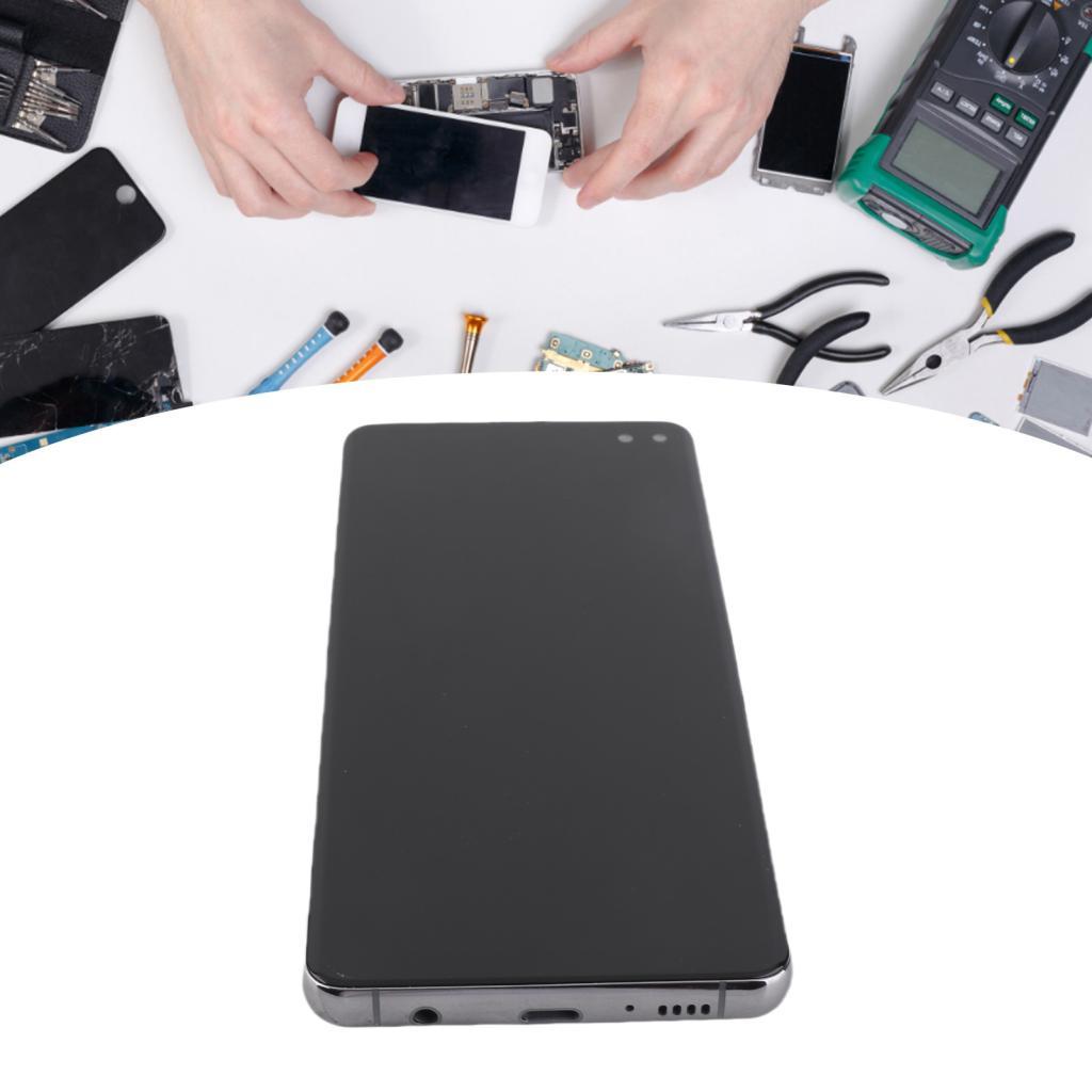 สําหรับ S10 Plus OLED จอแสดงผล LCD S10 + Digitizer Assembly Replacement G975F G975U G975W G975A 6.4 