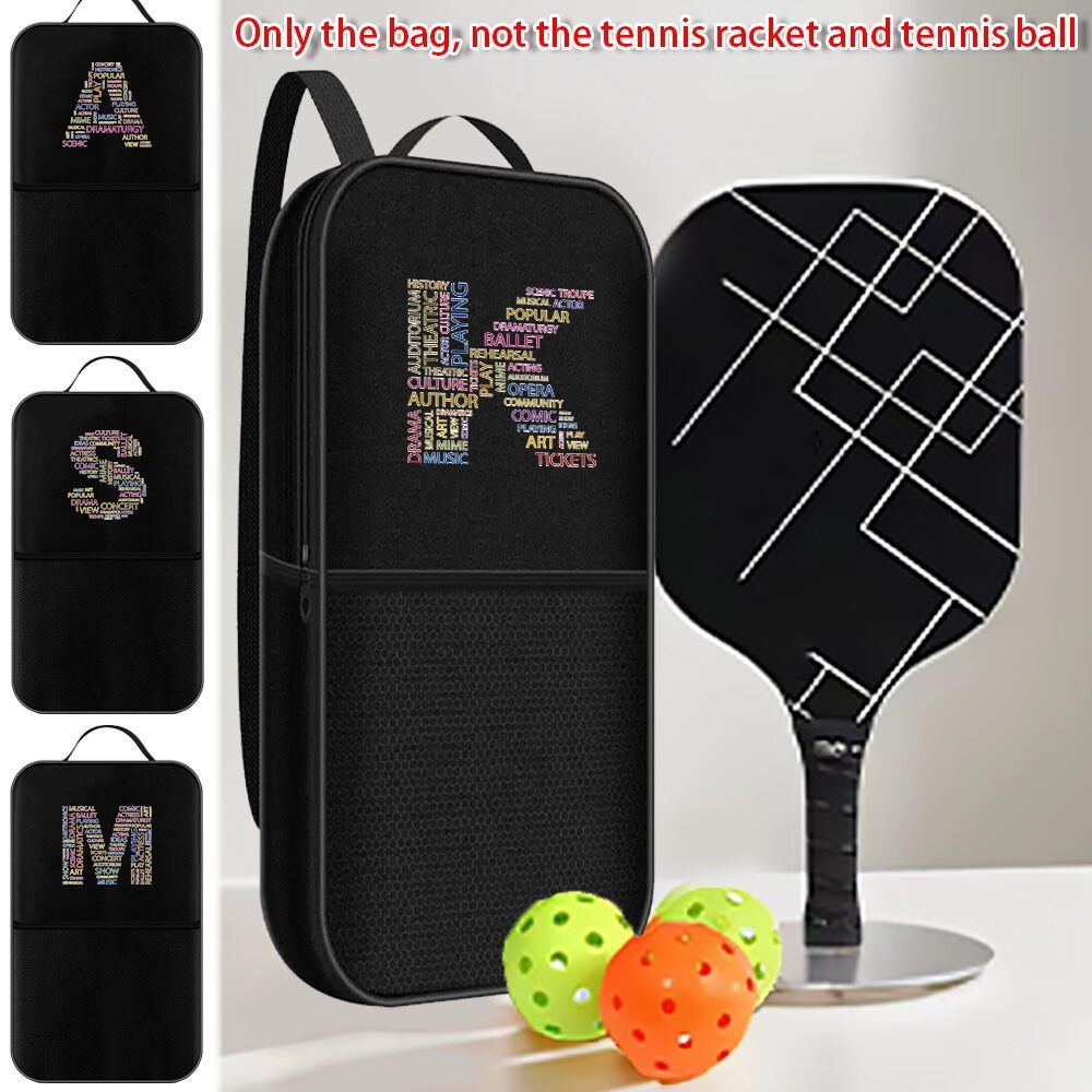 กระเป๋าเก็บ Pickleball paddle Sports Accessory Organizer Mesh Pocket Portable Backpack (Handheld/Bac