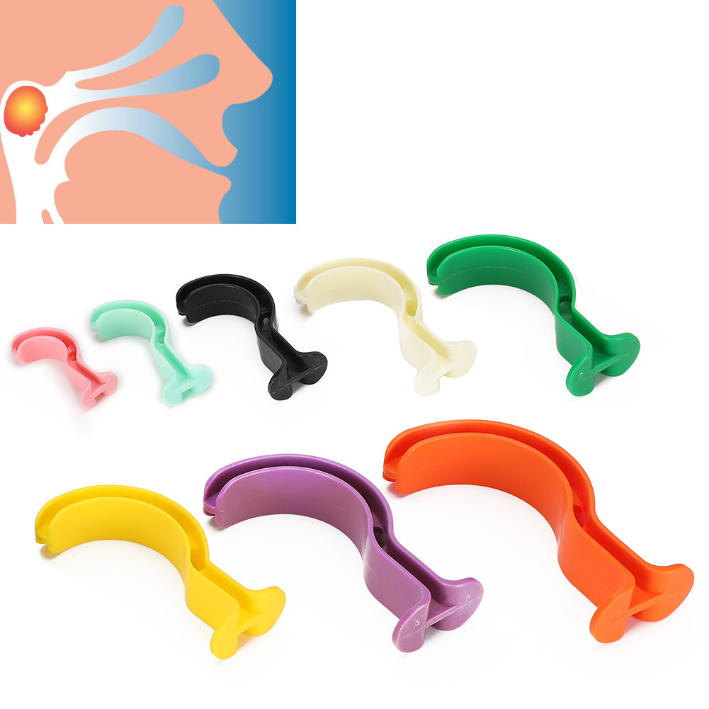 Mabao 8 ชิ้น First Aid Oral Air Way Guedel Airway Tube คู่มือแก๊สสําหรับเครื่องหายใจ