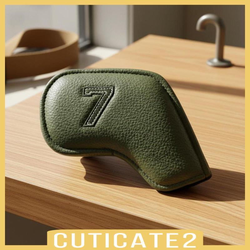 [Cuticate2] Golf Iron Headcover Set ปักหมายเลข Golf Iron Headcover Dark 7