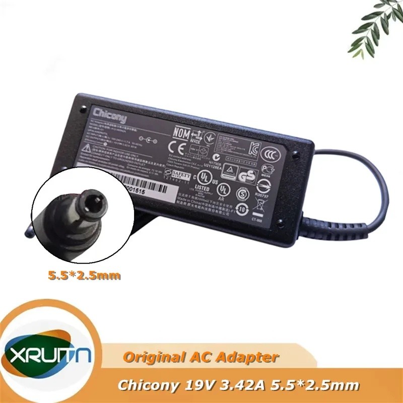 Chicony A12-065N2A A18-065N3A อะแดปเตอร์แล็ปท็อป 19V 3.42A 65W สําหรับ GETAC F110 สําหรับ MSI MODERN
