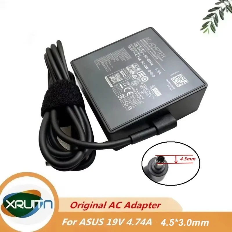 Original 90W AC Adapter Power Charger สําหรับ ASUS Vivobook 16X M1603QA-MB192W แล็ปท็อป 19V 4.74A A1