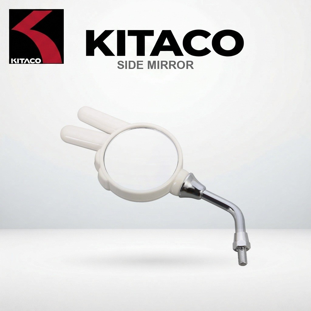 กระจกมองข้าง KITACO ทรง Janken (เป่ายิงฉุบ) มอเตอร์ไซค์ | KITACO Janken Motorcycle Mirror