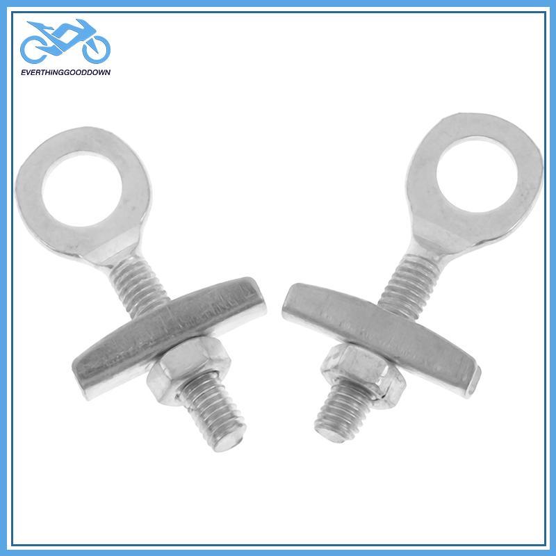 EVER 2PCS Fixed Gear จักรยานโซ่ปรับ Boltmuting จักรยาน CHAIN Tensioner Bolts TH