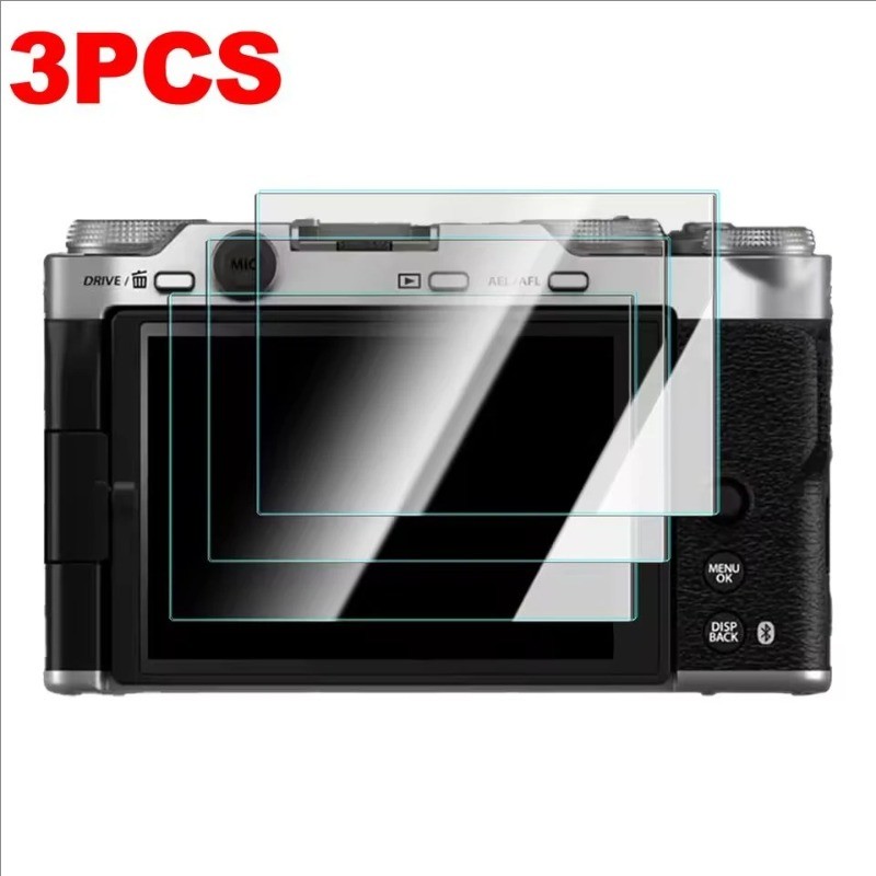 1/2/3PCS กระจกนิรภัยป้องกันหน้าจอสําหรับ Fujifilm X10 X100 X100F X100S X100T X100V X100VI X20 X30 X7