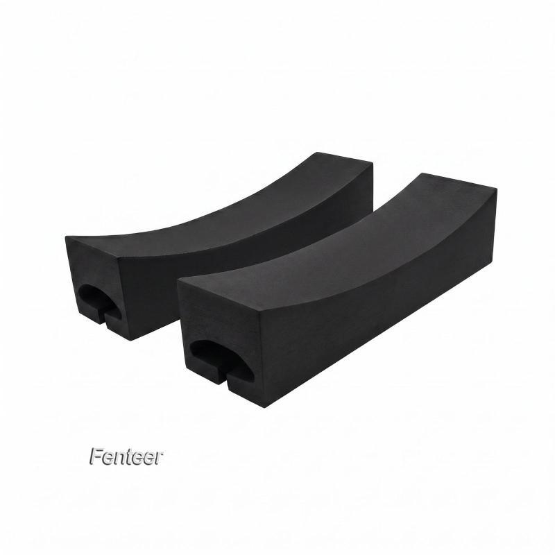 [Fenteer] แผ่นโฟม 2 ชิ้น สายรัดฝังช่อง Kayak Pad Dense Soft Roof Rack