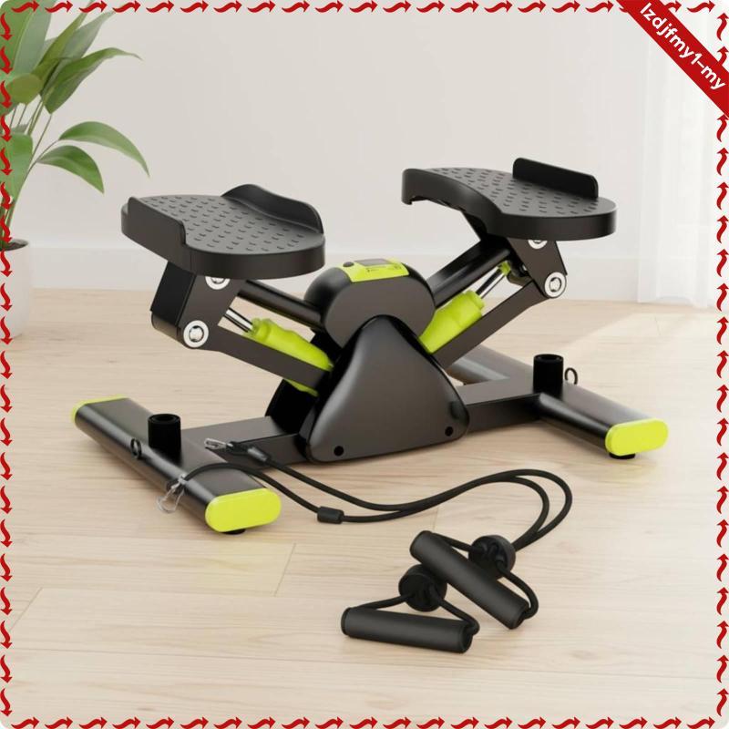 Leipupa Home Side Stepper เครื่องออกกําลังกายขาและต้นขาพร้อมแถบต้านทานอุปกรณ์ออกกําลังกายยิมขนาดกะทั