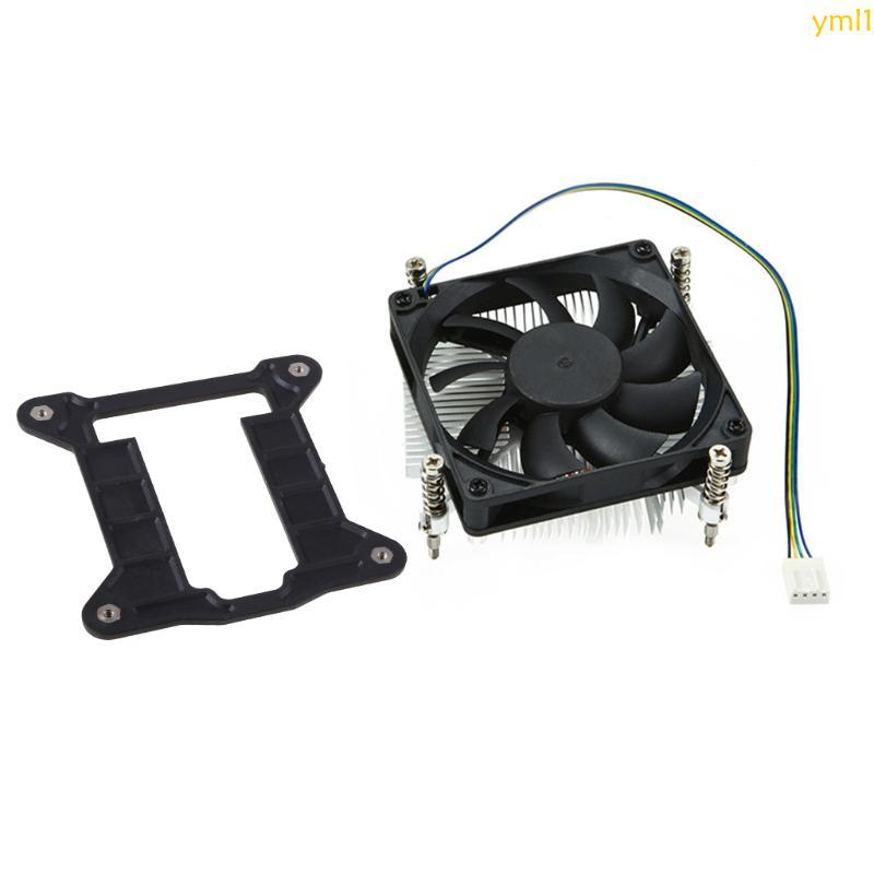 Yml1 พัดลม ITX หม้อน้ําบางสําหรับ LGA 1155 1156 1150 1151 พัดลมระบายความร้อน CPU หม้อน้ํา