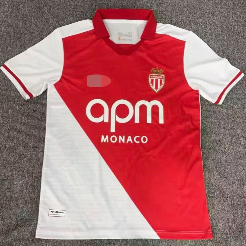 Fan Version 2627 Monaco Home Short Sleeve Man Jersey S-4XL