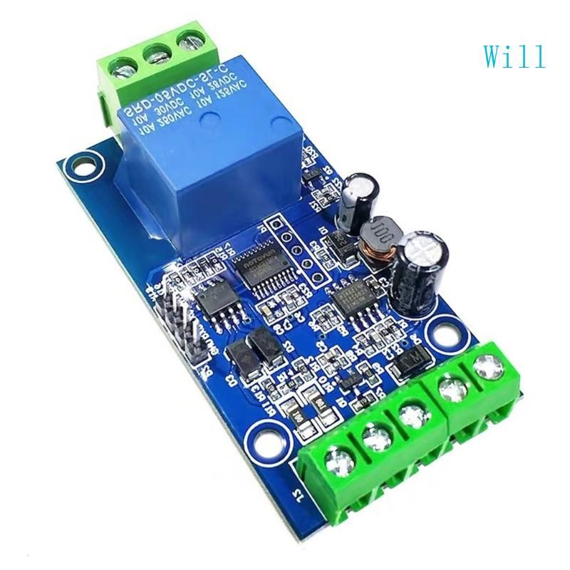 Will Modbus Rtu รีเลย์โมดูล 3 3-30V ช่องเดียว RS485 TTL UART 1 อินพุต 1 เอาต์พุต RS485 ชิปรีเลย์โมดู