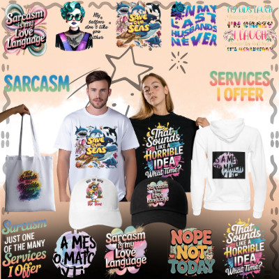 คําคมตลก Series 2.0 DTF สติ๊กเกอร์ถ่ายเทความร้อน | พิมพ์ HD | Easy Iron สําหรับ TShirt Tote Bag Bann