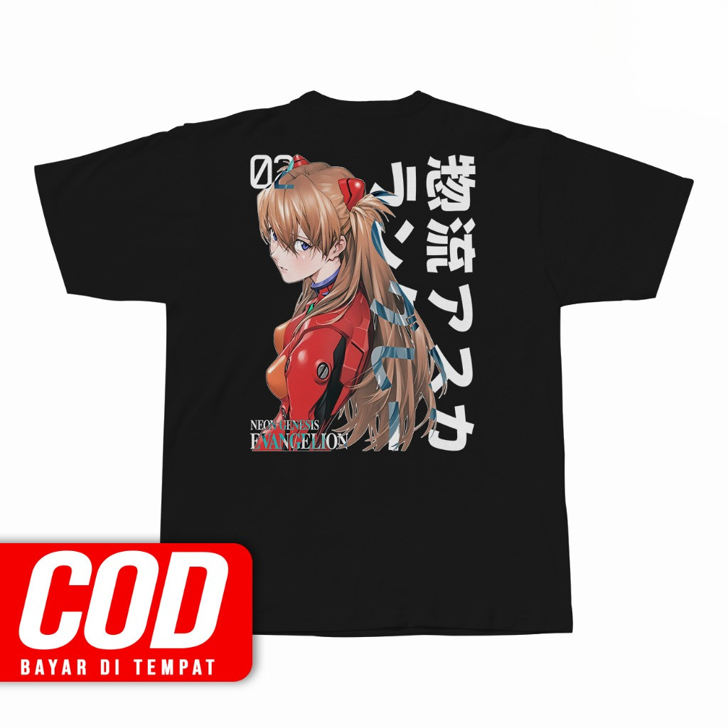 อะนิเมะเสื้อยืด ASUKA ANGLEY SORYU NEON GENESIS EVANGELION SERIES Distro Unisex ญี่ปุ่น