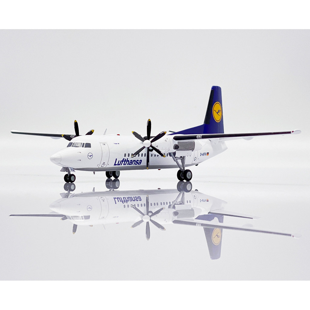 JC Wings SA2024 1/200 เยอรมนี Hensa Air Fokker 50 Fokker 50 D-AFFH