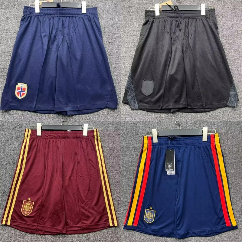คุณภาพสูง 2026 Fan Edition นอร์เวย์ Braut Haaland #9 Home Away กางเกงฟุตบอลสปอร์ต