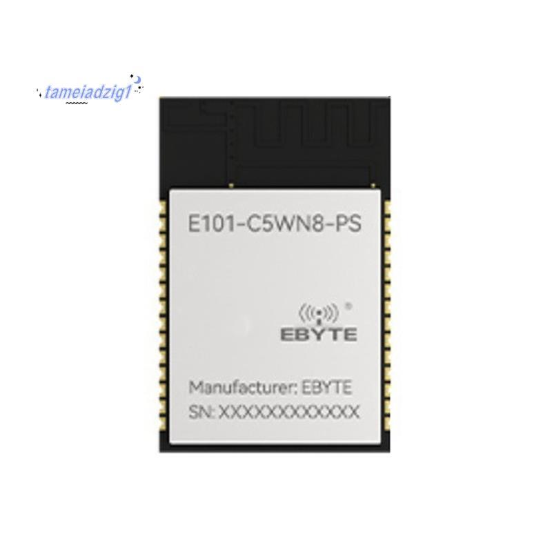 -C5 2.4G & 5G Dual-Band Wi-Fi 6 โมดูล 8M แฟลชบลูทูธ 6.0 20dbm โมดูลการสื่อสารไร้สาย E101-C5WN8-PS