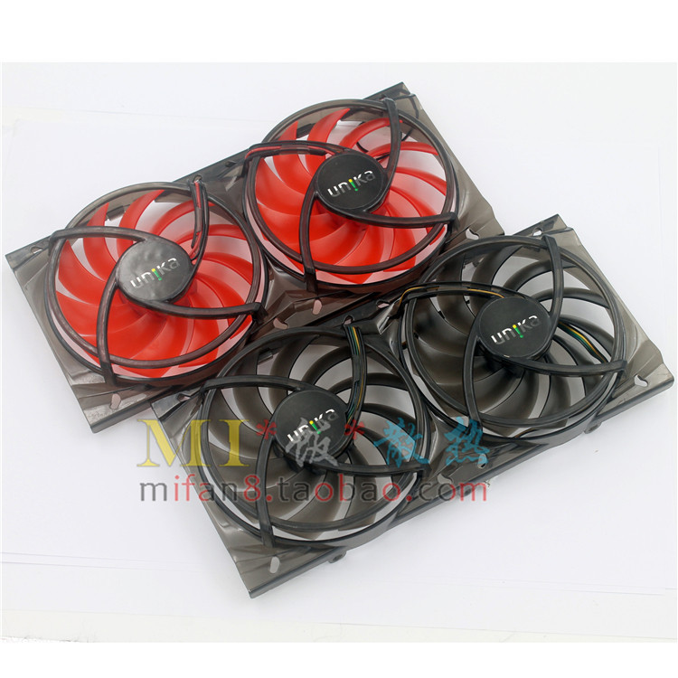 [หม้อน้ําขายร้อน] Dualภูมิแพ้ GTS450 GTX550TI HD6850 HD5830 HD6790 DDR5 กราฟิกการ์ดพัดลมคู่