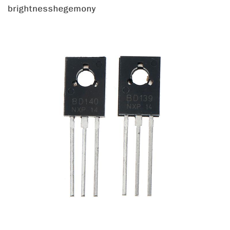 BGTH 20 ชิ้น BD139 BD140 ( BD140 10 ชิ้น + BD139 10 ชิ้น) TO-126 ทรานซิสเตอร์ไฟฟ้า Vary
