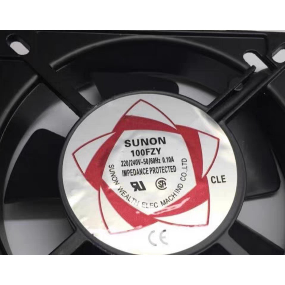 ยี่ห้อใหม่ SF23080A P/N 2083HSL 220V Original SUNON 8038 อุตสาหกรรมกรอบอลูมิเนียมพัดลม AC