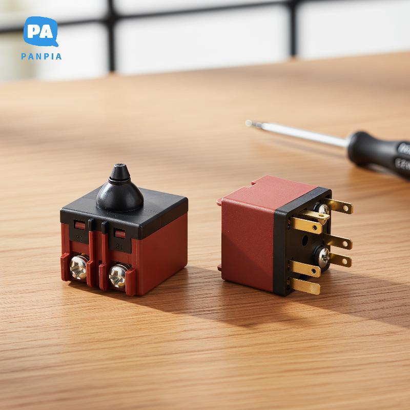 [NBI] FA2-5/2W สวิตช์ปุ่มกด 1 2 3 ชิ้น Momentary DPST ปกติเปิดสําหรับ 115V 900W ไฟฟ้าเครื่องมือเปลี่
