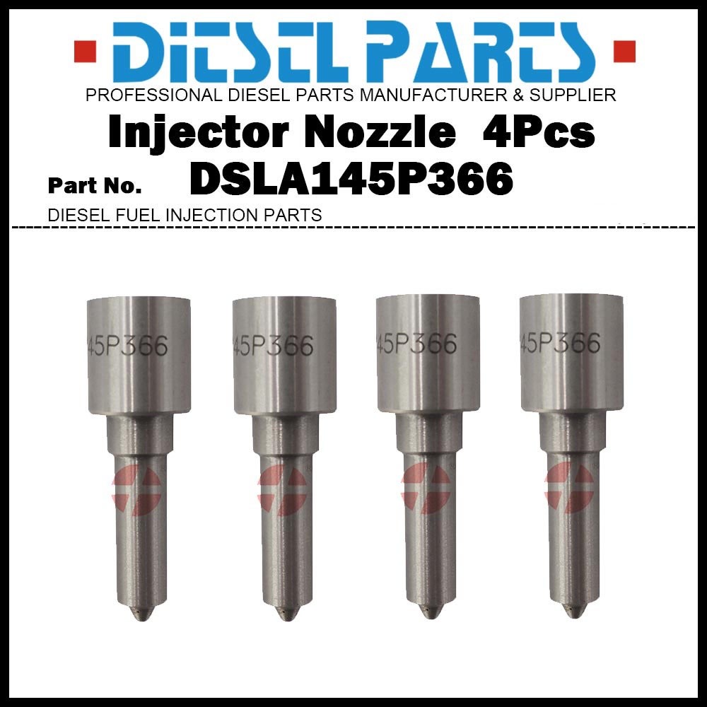 4 ชิ้นหัวฉีดน้ํามันเชื้อเพลิงหัวฉีด DSLA145P366 สําหรับ Ford Ranger Mazda BT50 2.5D 0432193835