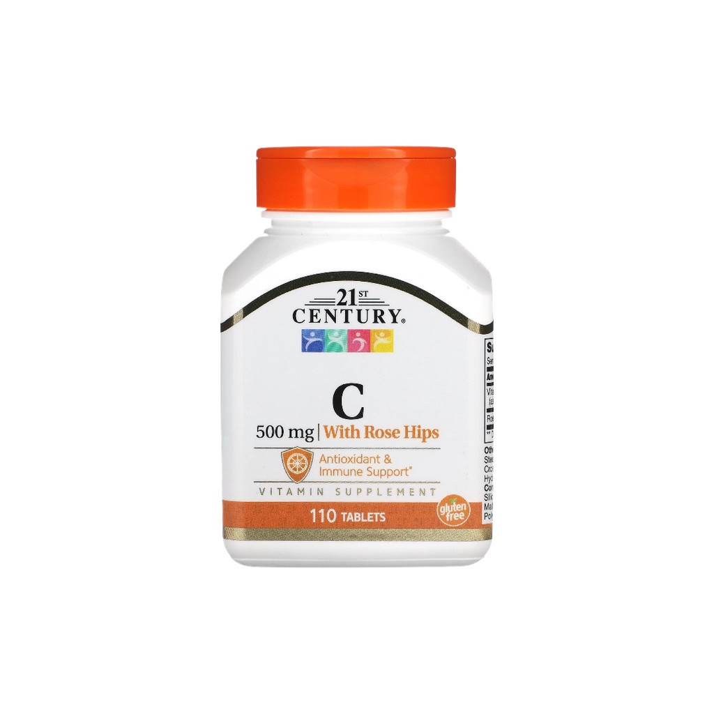 21st Century, Vitamin C with Rose Hips, 500 mg