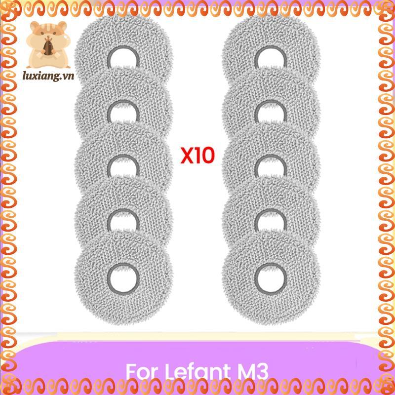 สําหรับอุปกรณ์เสริมเครื่องดูดฝุ่นหุ่นยนต์ M3- ผ้าถูพื้นไมโครไฟเบอร์ (10 ชิ้น) เปลี่ยนแผ่นถูพื้น