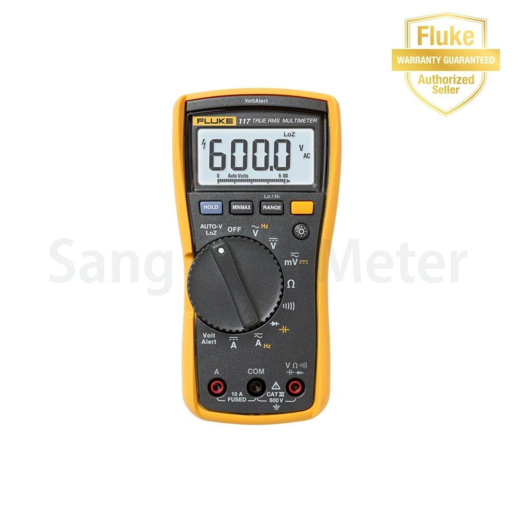 FLUKE 117 มัลติมิเตอร์ AC DC 600V | Non-Contact Multimeter