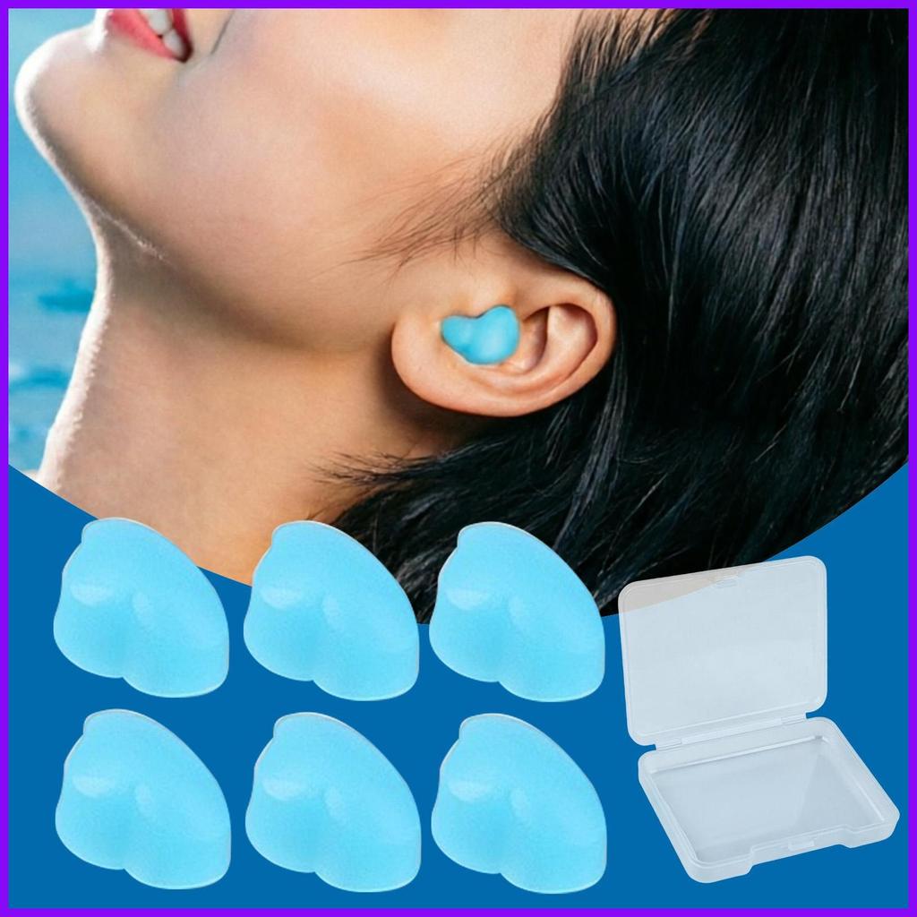 Noise Cancelling Ear Plugs Cloud Shape Moldable Silicone Earmuffs Noise Cancelling Earplugs สําหรับ 